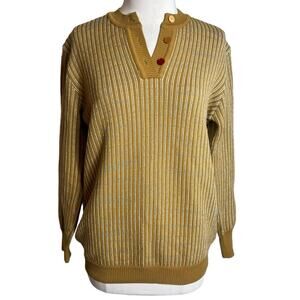 tra mad rke striped sweater Sz L